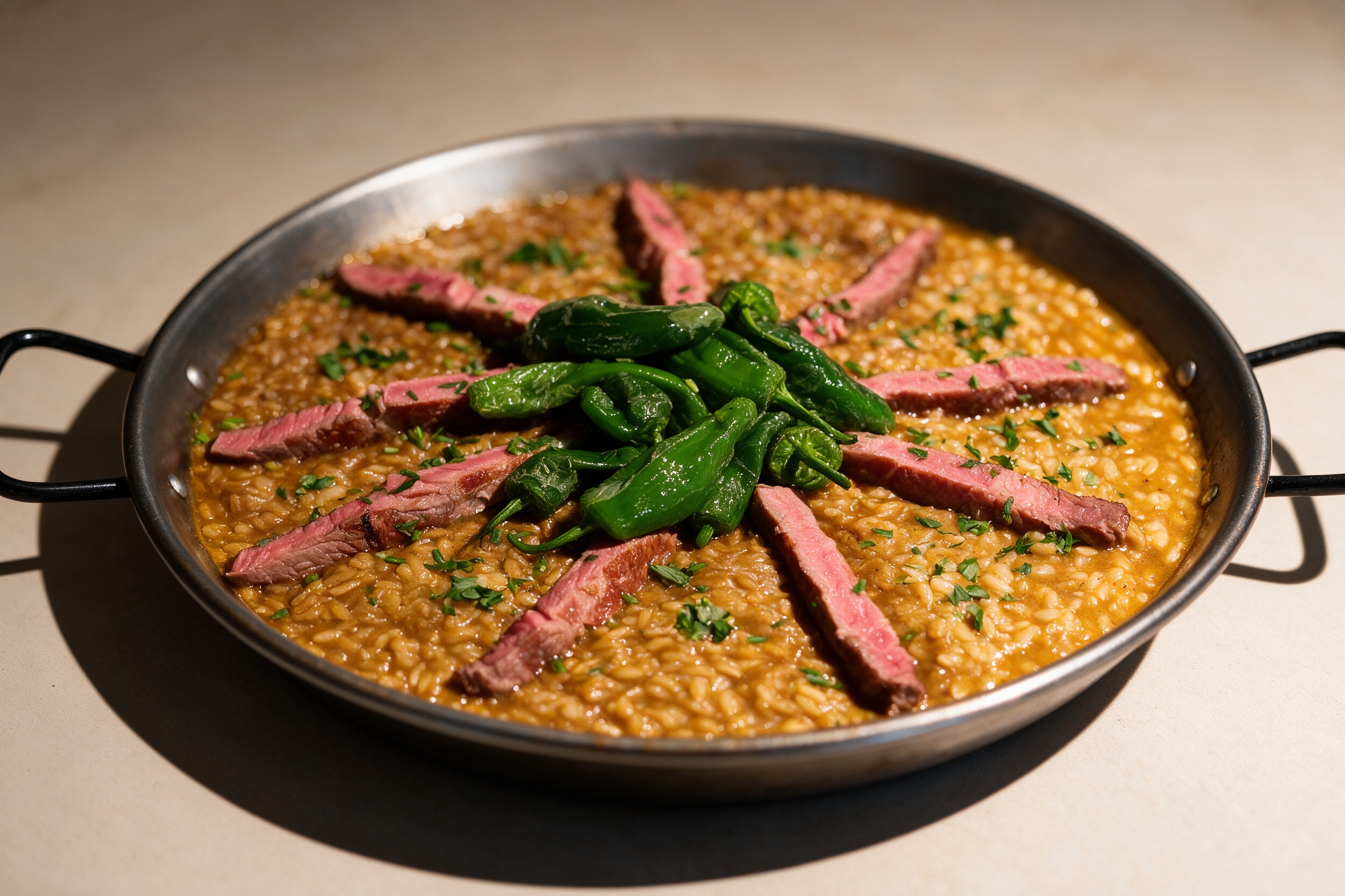 Arroz meloso con ternera